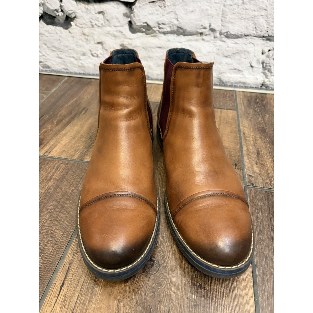 Pikolinos York Chelsea Boots Leather Textile Cuero Dress Shoes Work Wedding - Picture 5 of 9